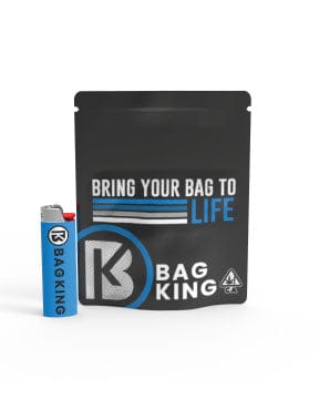 Bag King Child-Resistant Opaque Wide Mouth Mylar Bag | 1/4 oz