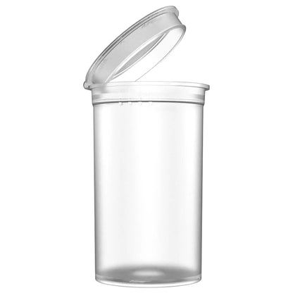 Bag King Child-Resistant Pop Top Bottle | 19 dram Clear