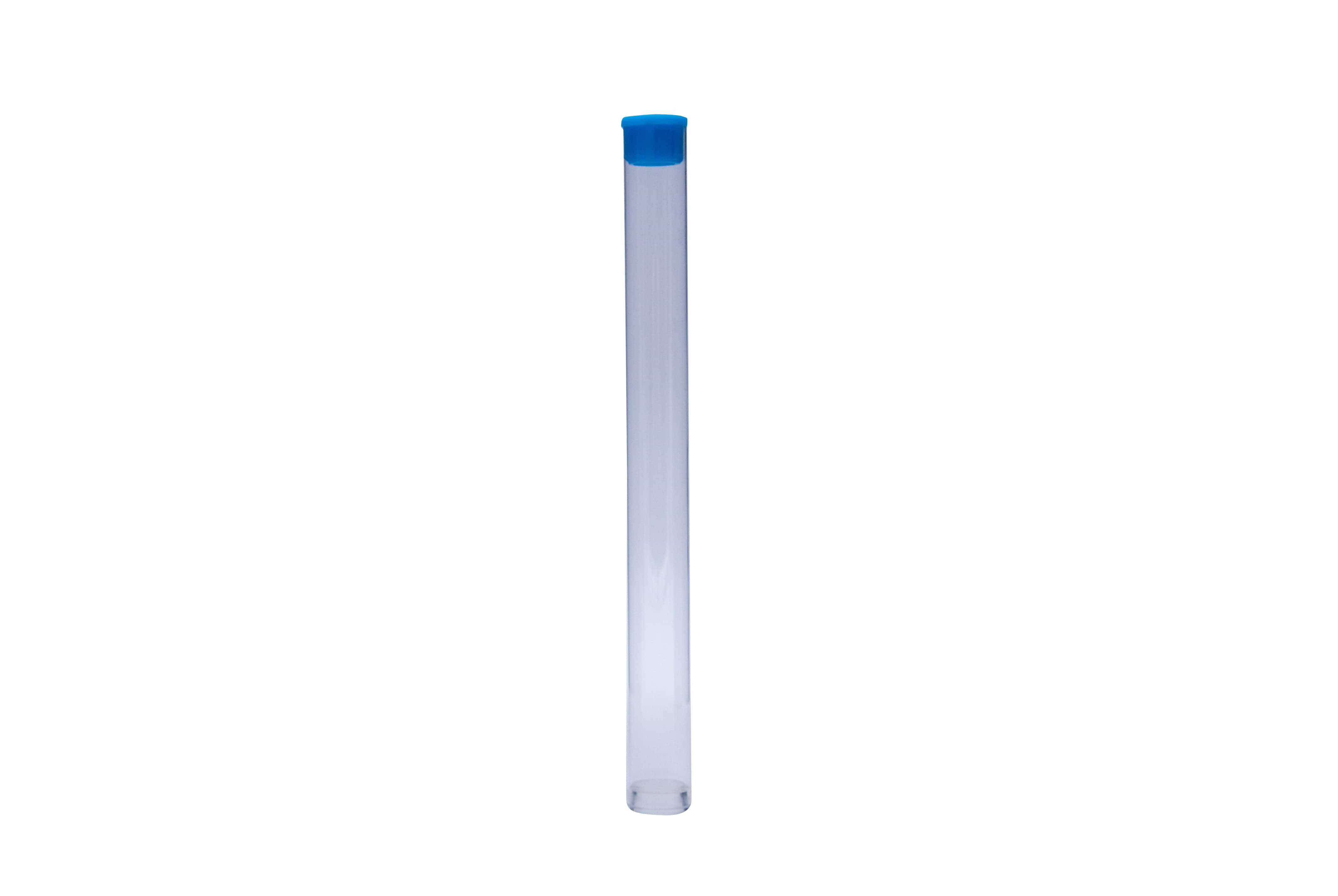 Plastic Tubes for Vape Cartridges 13mm x 138mm Blue