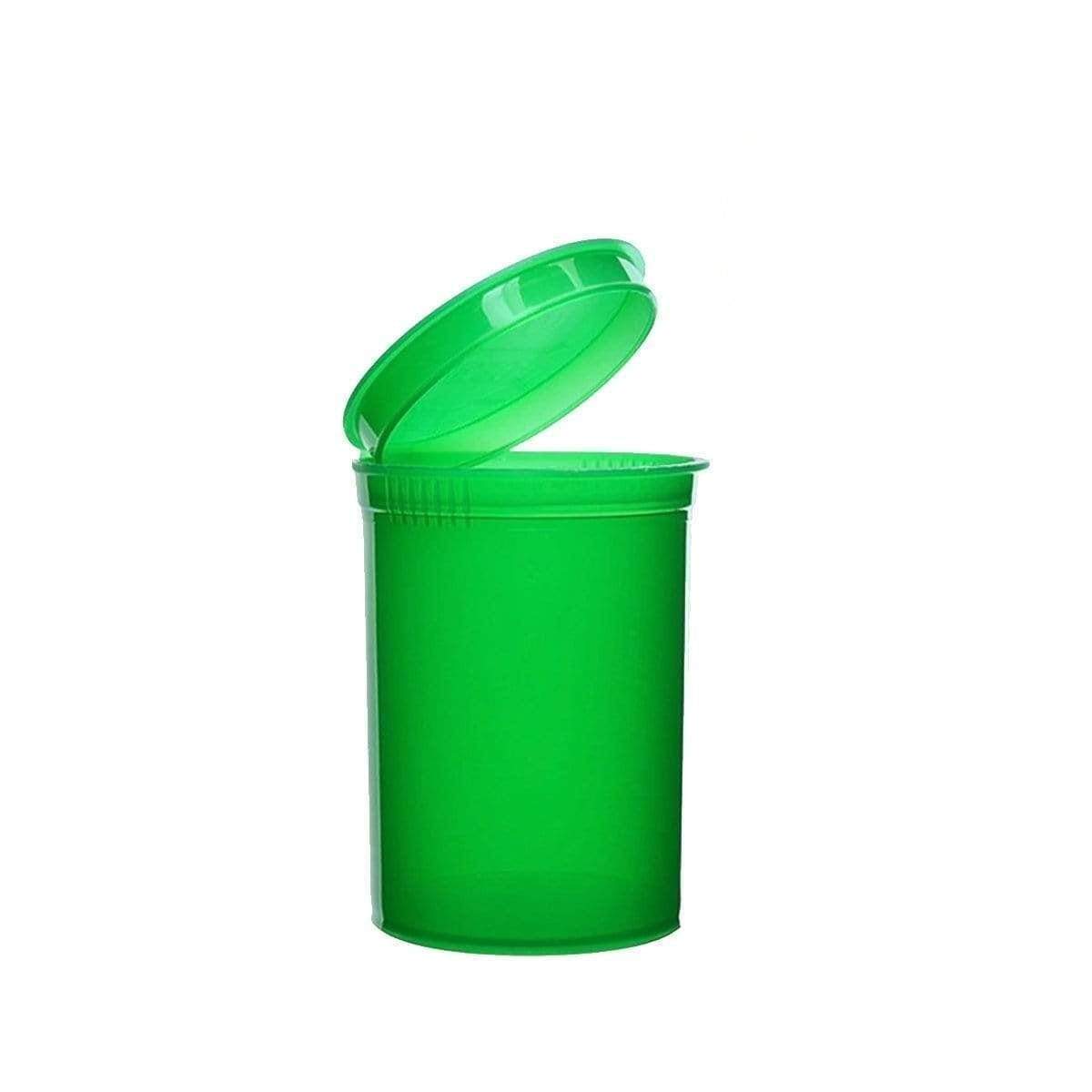 30 Dram Pop Top Child Resistant Bottles Green