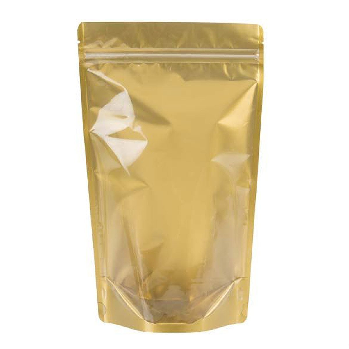 Stand Up Zipper Bag (1 Ounce +) Gold